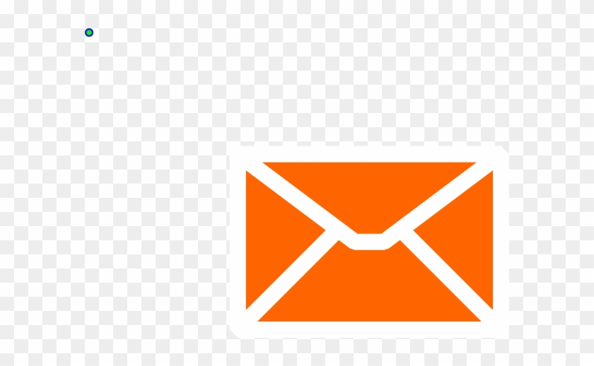 Email Orange Icon Post Sign Stock Photo, Picture And - Email Icon Png Orange #1050630