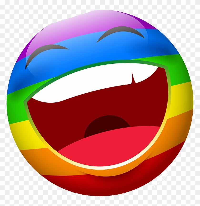 Hahaha Emoji Ftestickers Stickers Autocollants Smile - Emoticon #1050682