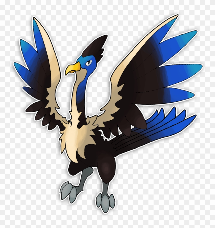 Chromarch, The Prismatic Stork Fakemon By Xxdeviouspixelxx - Buzzard #1050706