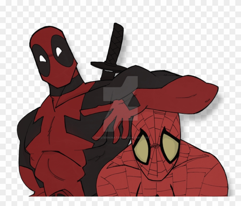 Deadpool And Spidey Bff By Mrgreenlight - Spider-man #1050770