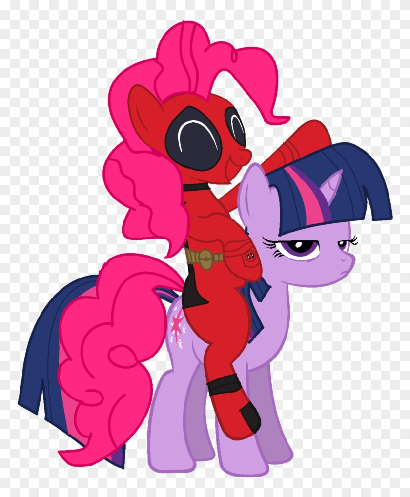 Riniginianna, Base Used, Deadpool, Pinkie Pie, Pinkiepool, - Cartoon #1050783