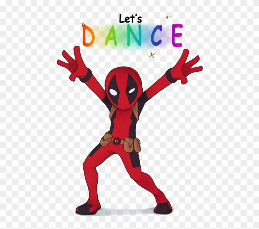Name Of Image - Deadpool Dance Men Longsleeve #1050785