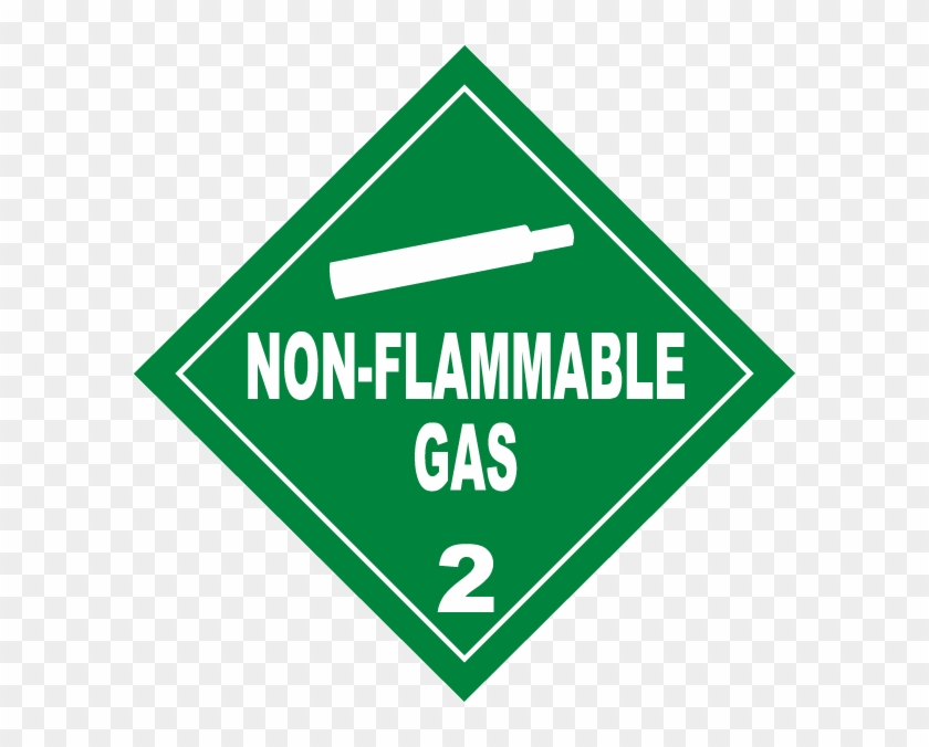 If A Recipe For Pear Relish Calls For A Peck Of Pears - Non Flammable Gas Placard #1050799