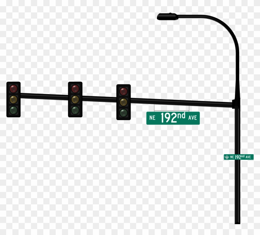 Street Light Clipart - Street Sign #1050823