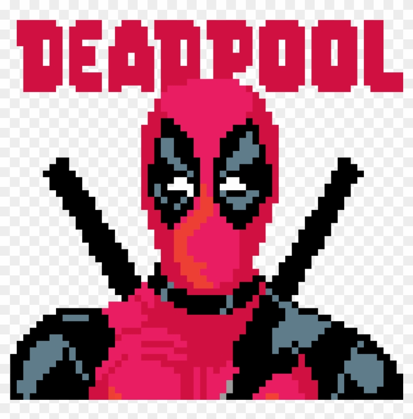 Colors Download Settings - Deadpool Pixel Art Grid #1050836