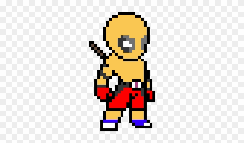 Boxer-deadpool - Person Pixel Art Png #1050853