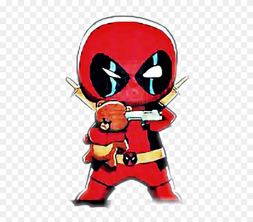 Report Abuse - Deadpool Cartoon Teddy Bear #1050876