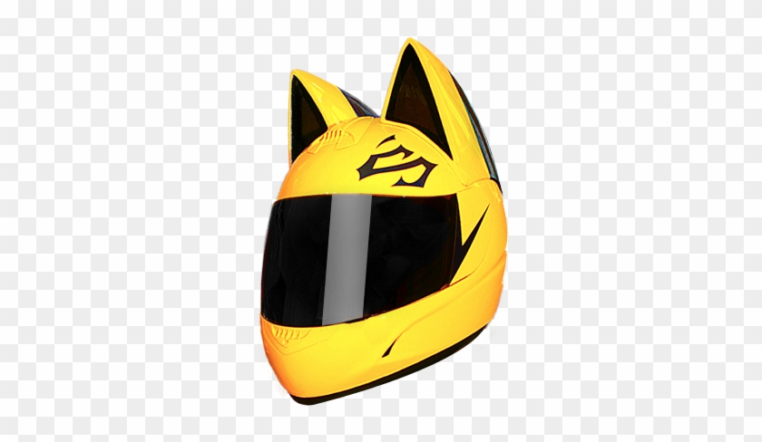 Selty Sturluson's Helmet Only $ 590 Black And Yellow - Bike Helmet With Cat Ears #1050944