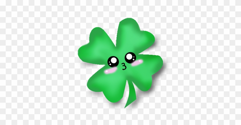 'cute' Four-leaf Clover By Aranelqa ' - Irish Birthday Wishes #1050974