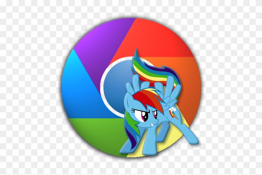 Updated Rainbow Dash Icon For Google Chrome By Suriander - Rainbow Dash Friendship Is Magic #1050973