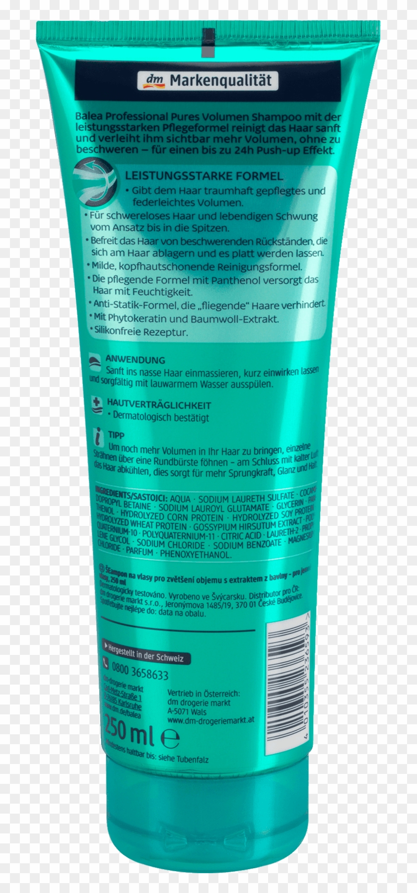 Balea Professional Pures Volumen Shampoo Dauerhaft Cosmetics Free Transparent Png Clipart Images Download