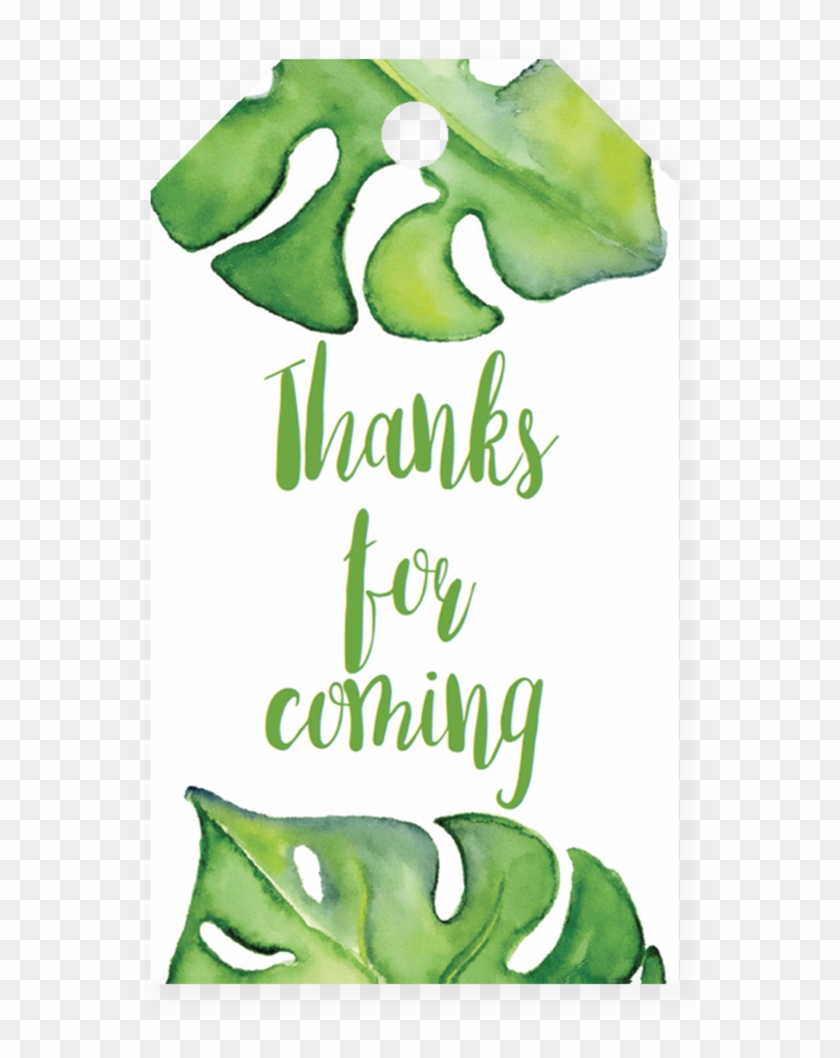 Printable Baby Shower Thank You Tags Printable Labels - Banana Leaf #1051180