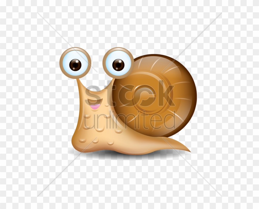 Smiling Snail Cartoon Stock Vector Art & More Images - Snail #1051300