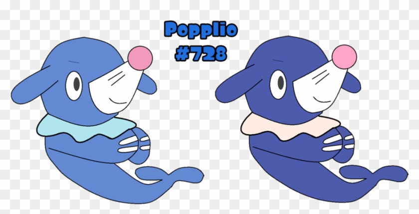 728 Popplio Normal Shiny - Poplio Shiny E Normal #1051367