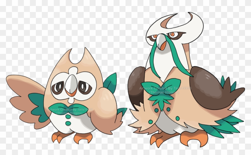 Fakemon, Fuzemon, Fake Megas Favourites By Mistrissthehedgehog - Rowlet #1051369