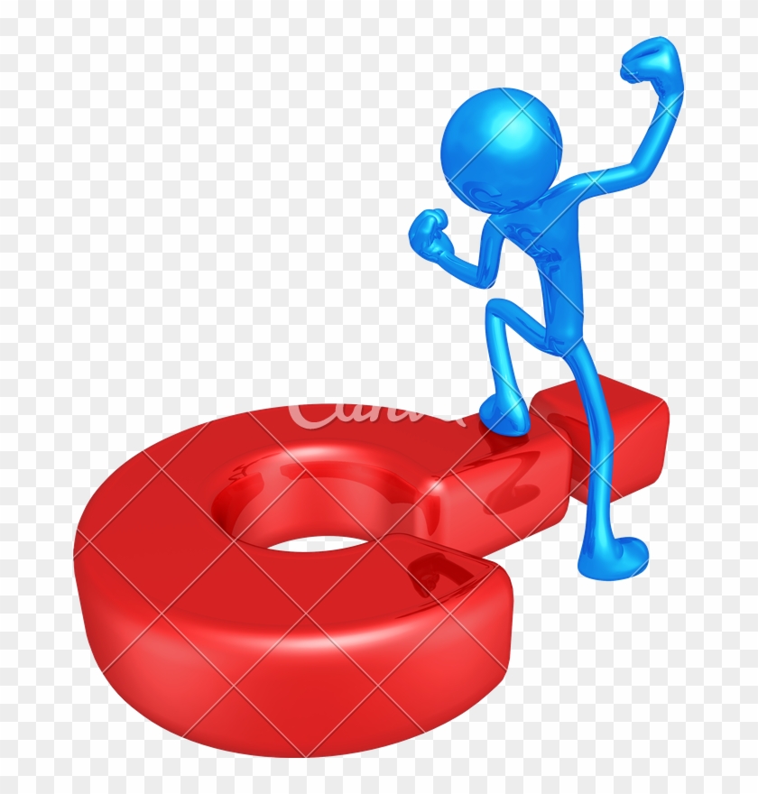 Guy Stepping On Question Mark - Guy Stepping On Question Mark #1051423