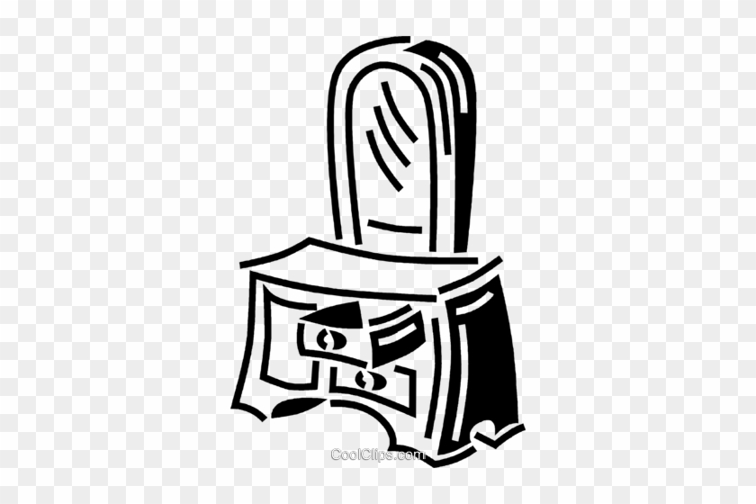 Makeup Mirror Royalty Free Vector Clip Art Illustration - Makeup Mirror Royalty Free Vector Clip Art Illustration #1051476