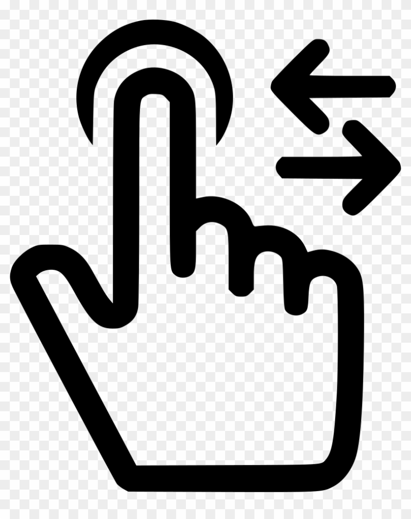 Move Horizontal Arrows Left Right Finger Comments - Clicks Icon #1051570