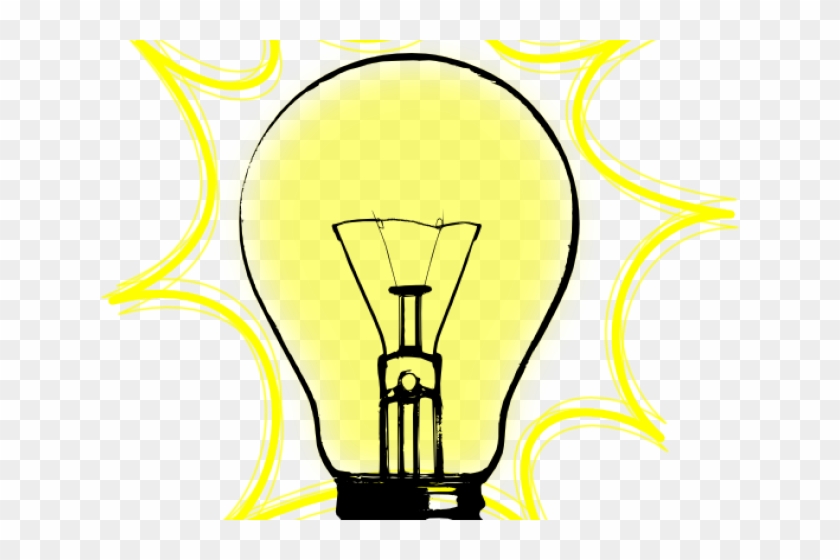 Lamp Clipart Light Bulb - Light Bulb Silhouette #1051624