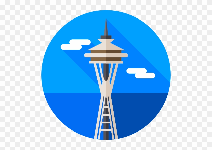 Space Needle Free Icon - Seattle Space Needle Icon #1051730