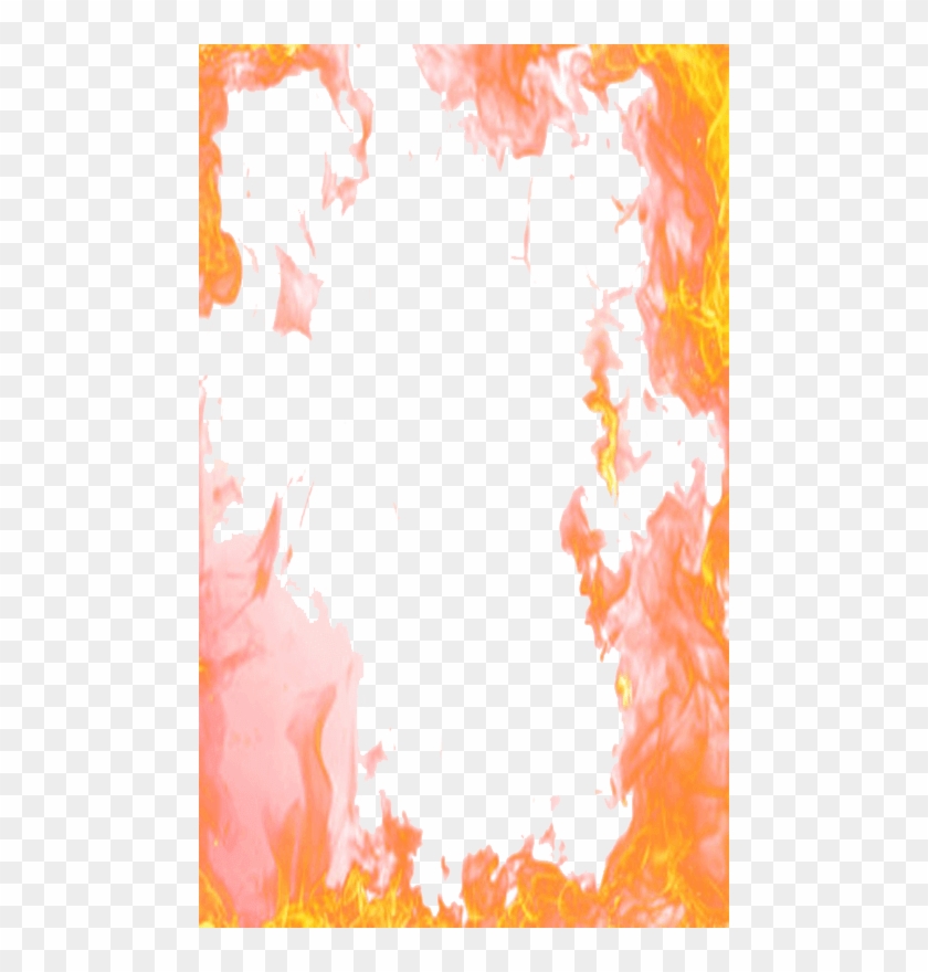 Flame Border Png Download - Fire Photo Frame Png #1051771