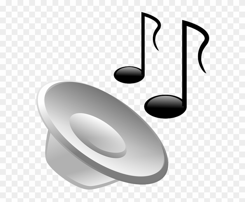 Music, Speaker, Etiquette, Notes, Gnome, Mime - Music Icon Gif Png #1051816