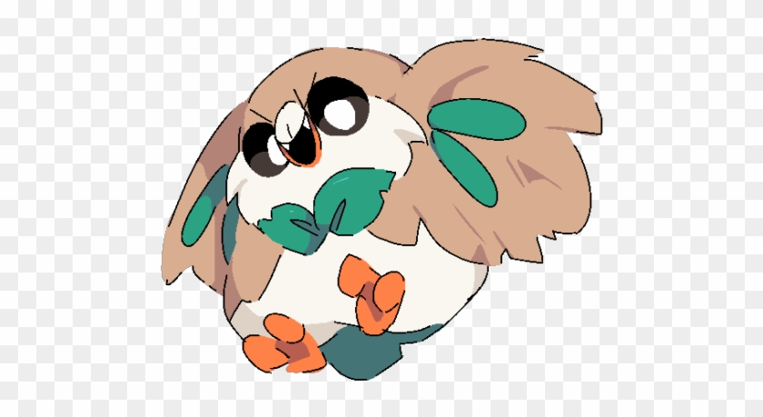 Werewolf Rowlet - Cartoon #1052026