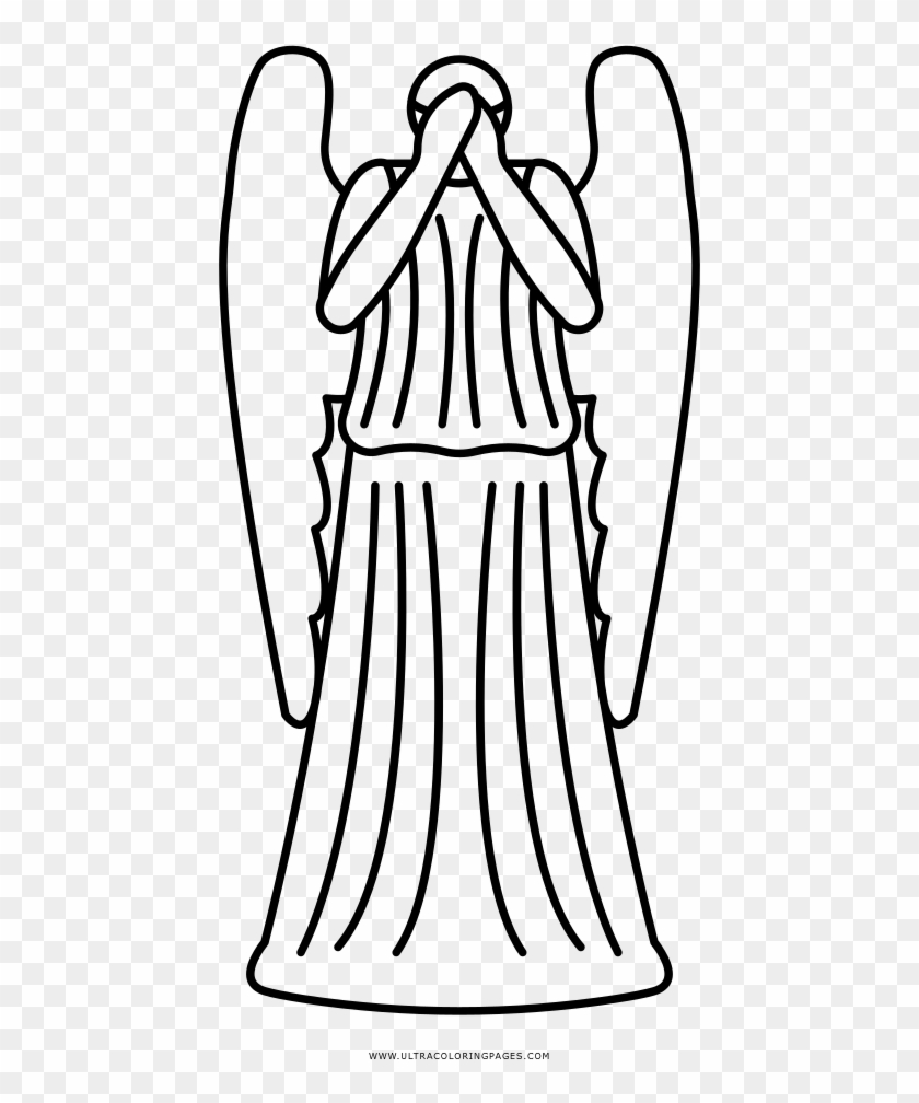 Unique Weeping Angel Coloring Page Ultra Pages - Coloring Book #1052048