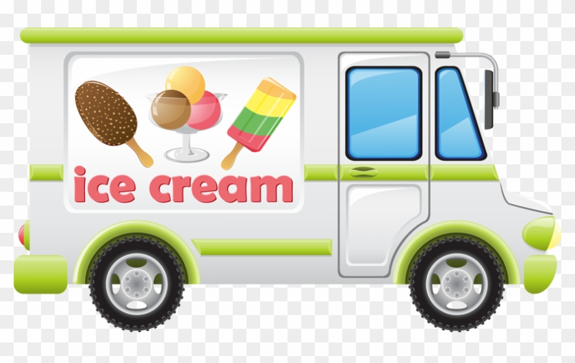 An Ice Cream Truck Clip Art Can Be Used In A Children's - Ice Cream Truck Clip Art #1052081