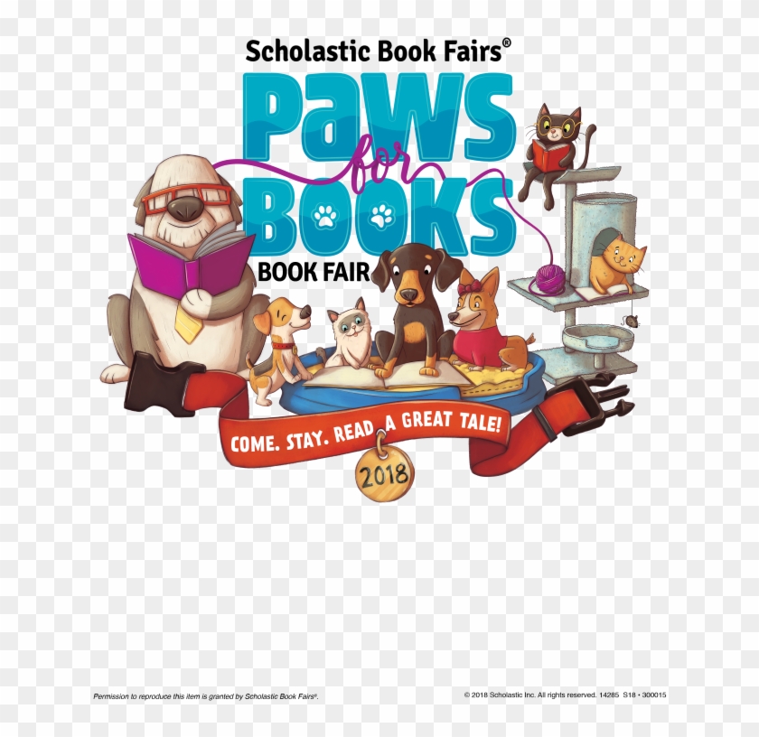 Dais Pto Scholastic Book Fair - Scholastic Paws For Books #1052098