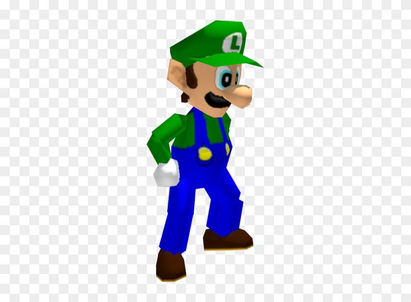 Download Zip Archive - Super Mario 64 Luigi Png #1052275