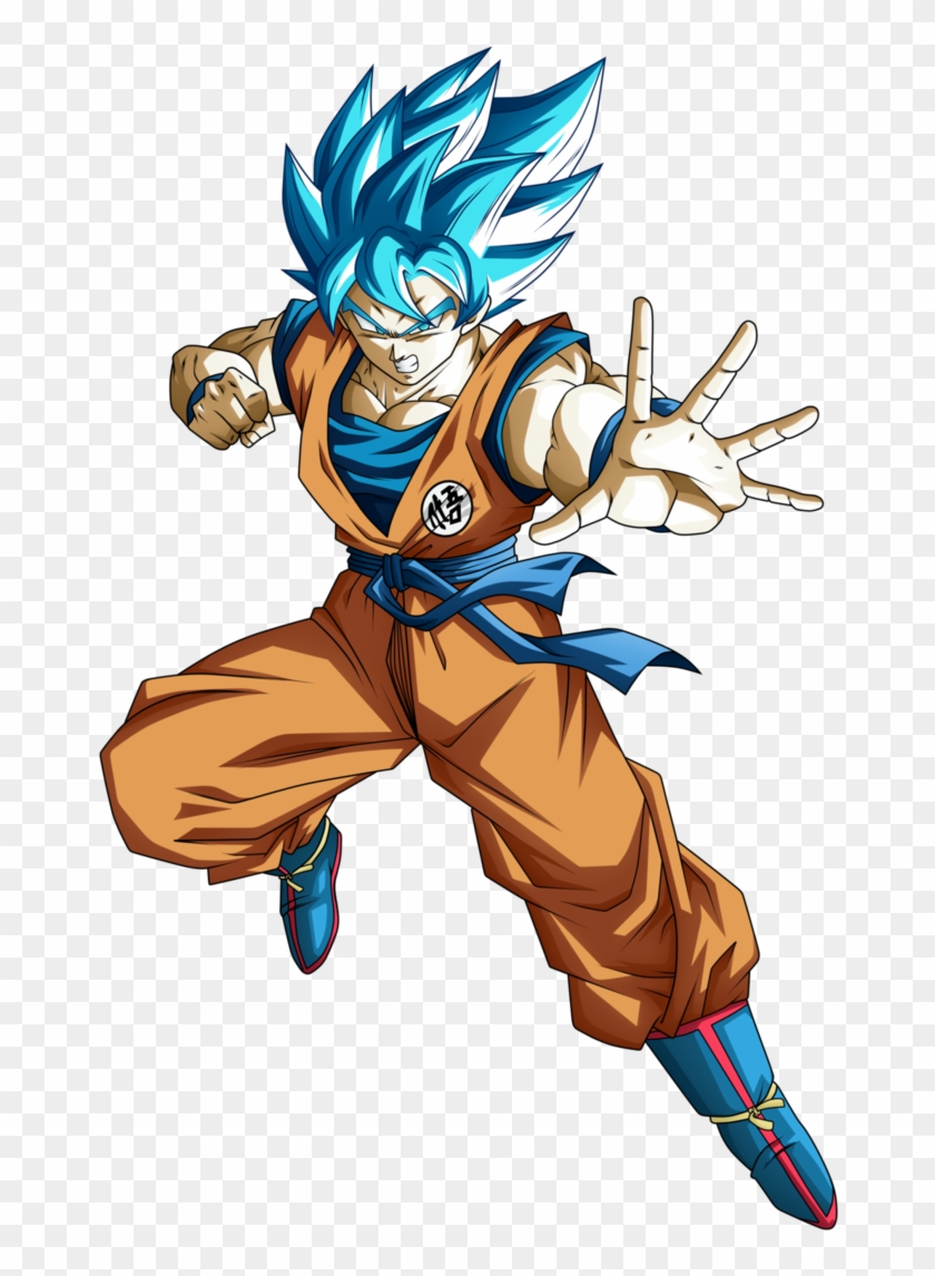 Free: Goku Super Saiyan Blue By Frost Z-dbjxfgd - Goku Ssj Blue Png Free   