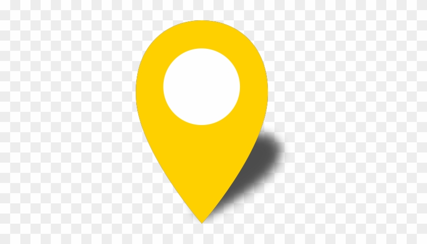 Free Map Pin Icon Png - Map Pin Yellow Png #1052338