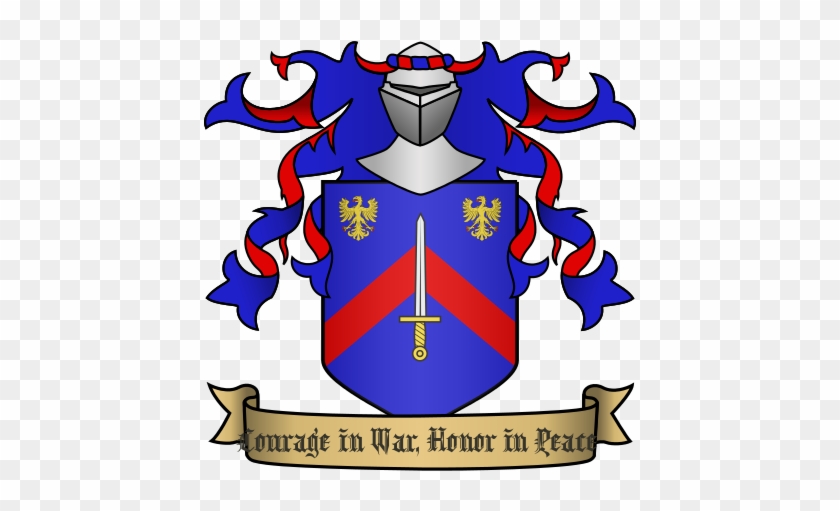 Courage In War, Honor In Peace - Coat Of Arms Generator #1052339