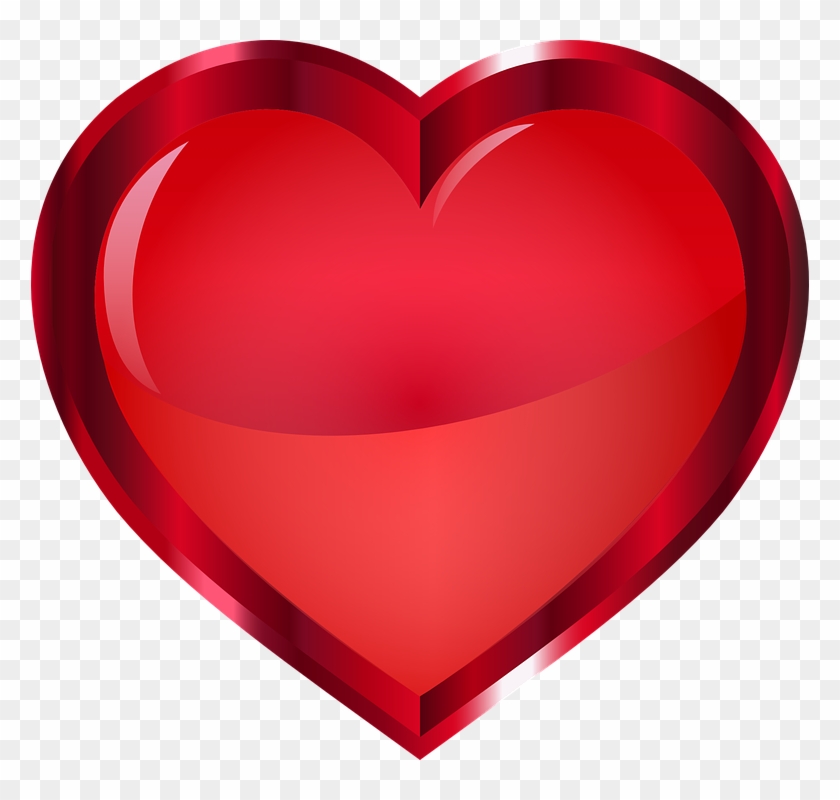 Vermillion, Red, Crimson, Heart, Love, Romance, Passion - รูป หัวใจ สี แดง #1052377