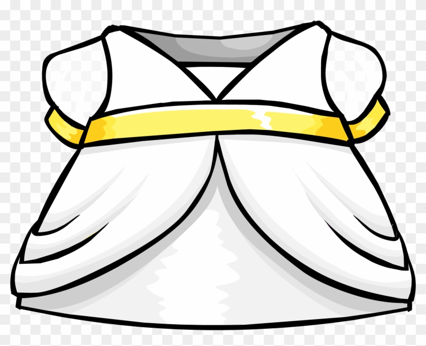 Snow Fairy Dress Clothing Icon Id 4123 2 - Club Penguin Wiki Dresses #1052384