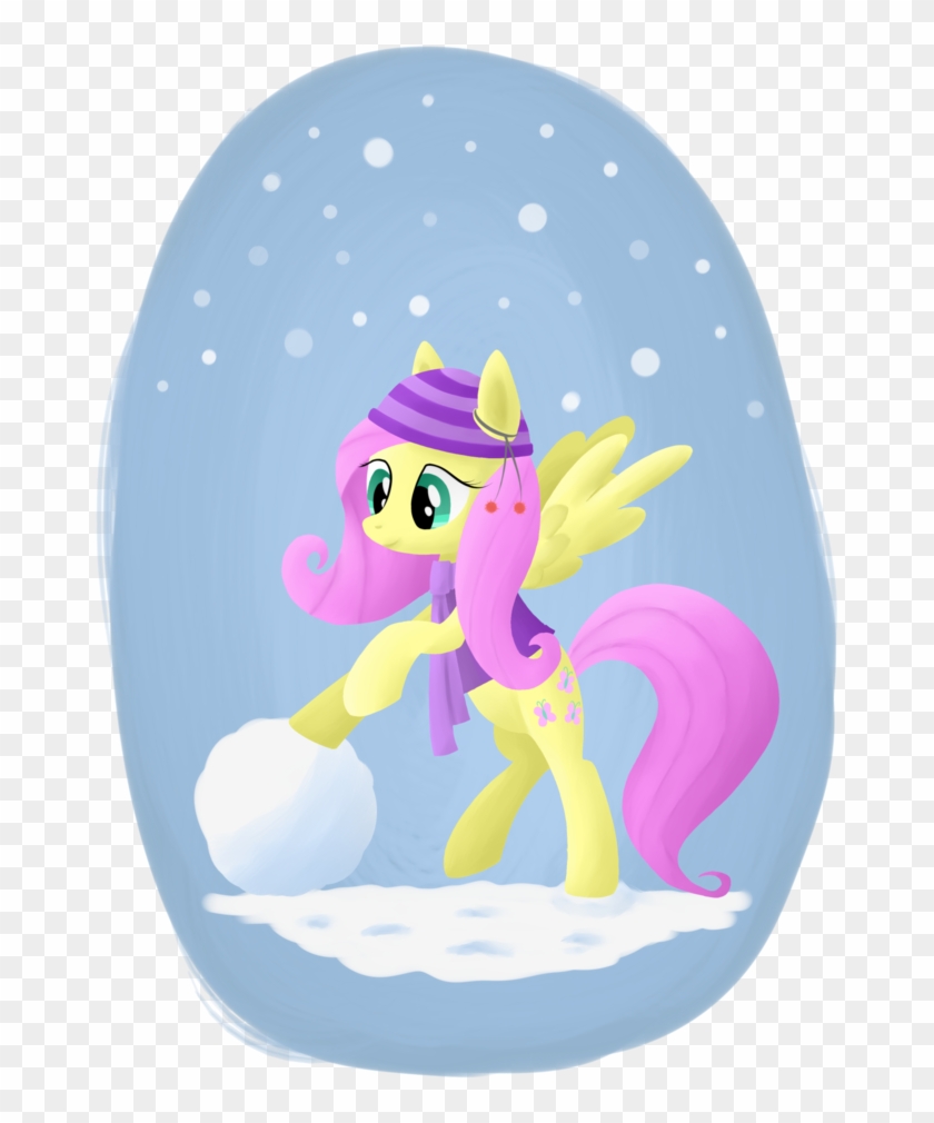 Eq-7, Clothes, Fluttershy, Hat, Safe, Scarf, Snow, - Snow #1052400