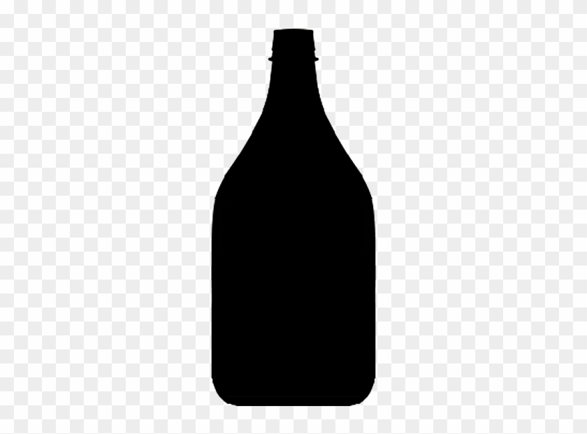 2 Litre Bottle Blacksquished20142017 05 30t16 - Wine Bottle Silhouette Vector #1052472