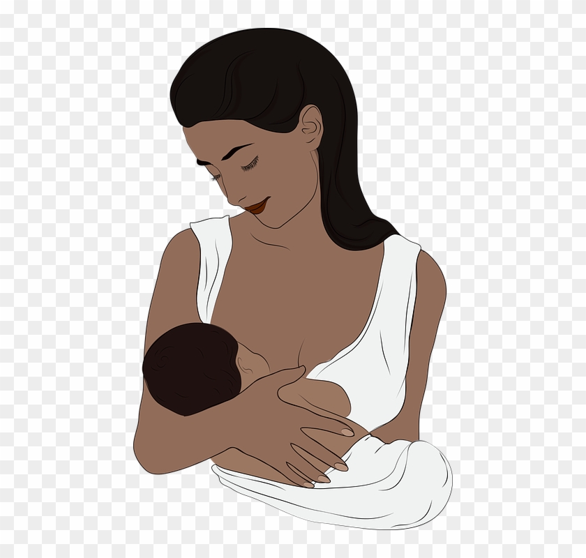 Breastfeeding Cliparts 1, Buy Clip Art - Woman Breastfeeding In Png #1052506