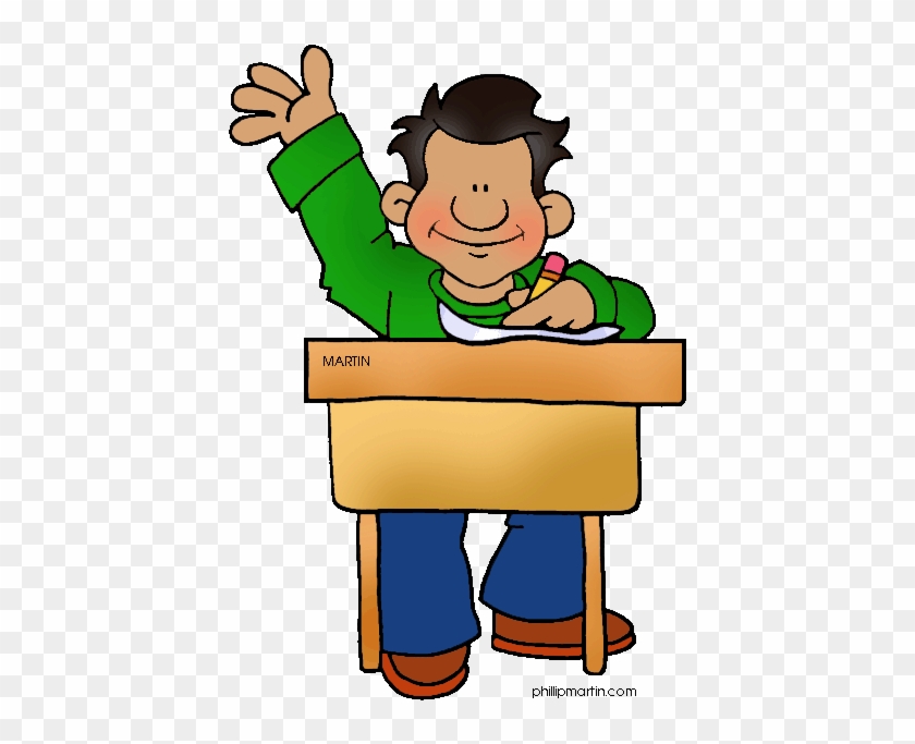 Kid Raising Hand Clip Art 101 Clip Art - Student Clip Art Gif #1052521