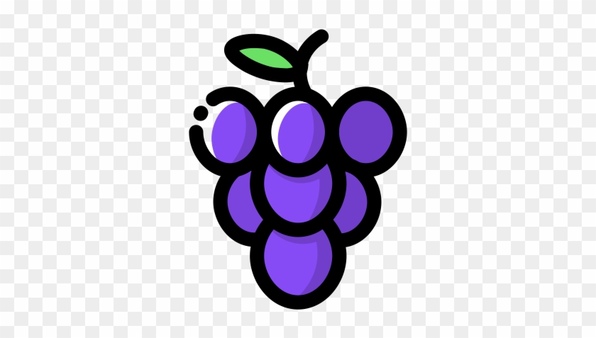 Grape, Grapes, Grapevine Icon - Grape #1052547