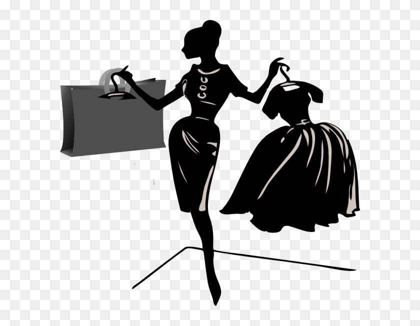 Women Shopping Clip Art - Fashion Clip Art #1052591