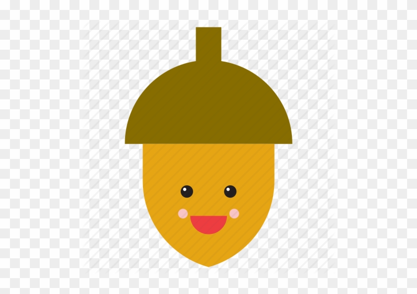 Acorn Clipart Happy - Emoticon #1052796