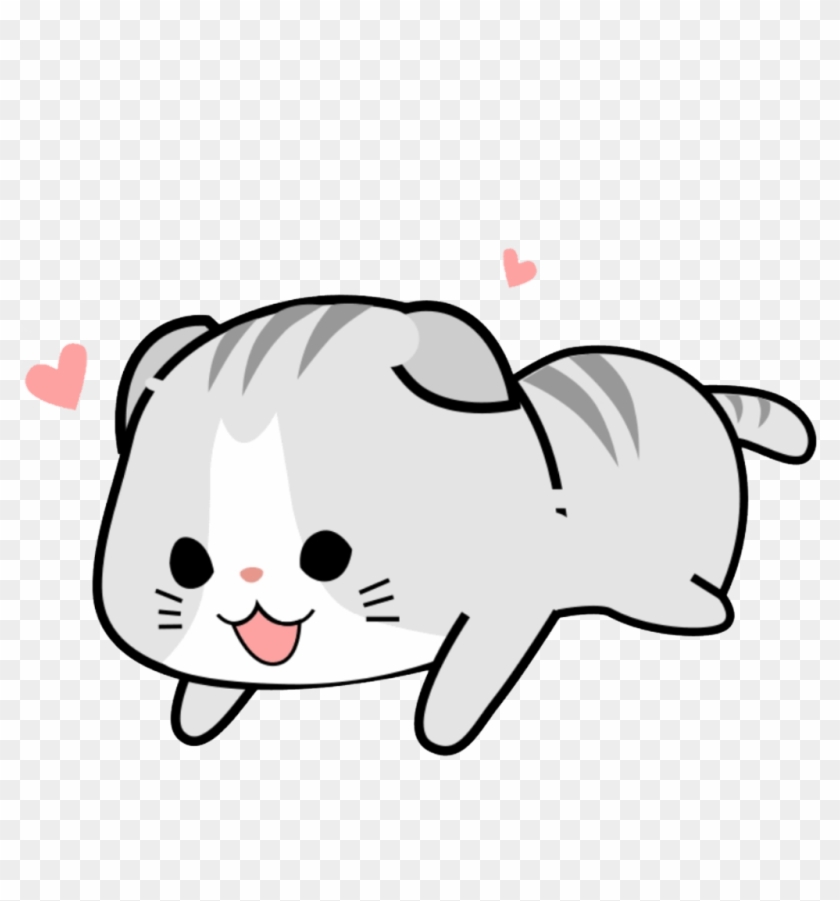 Sticker Kawaii Cute Pink Soft Cat - Cat #1052810