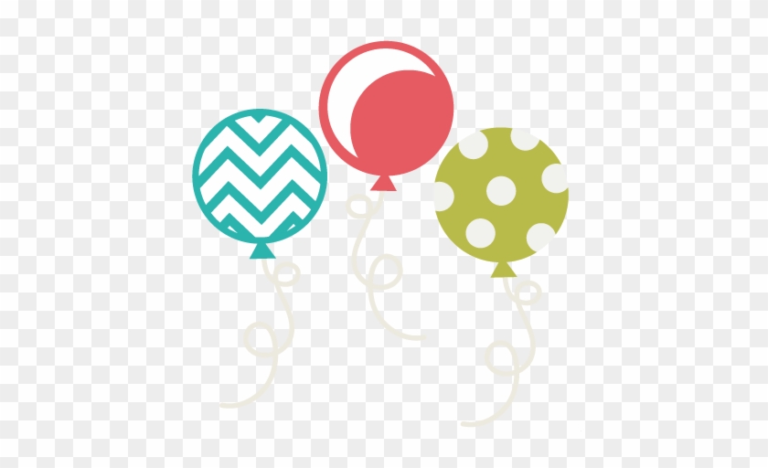 Balloon Set Svg Scrapbook Birthday Svg Cut Files Birthday - Balloon Svg File Free #1052833