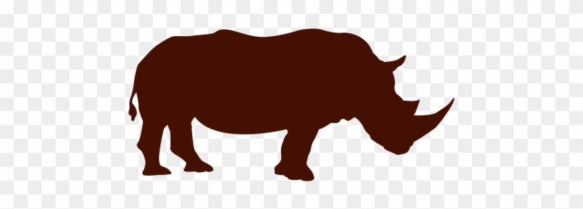 Rhinoceros Png Transparent Images - Silhouette Rhino #1052959