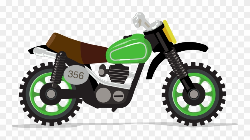 Svg Illustration Animation Experiment - Motorcycle Animation #1053065
