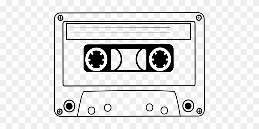 Cassette Tape Audio Music Sound Vintage Pl - Cassette Tape Silhouette #1053247
