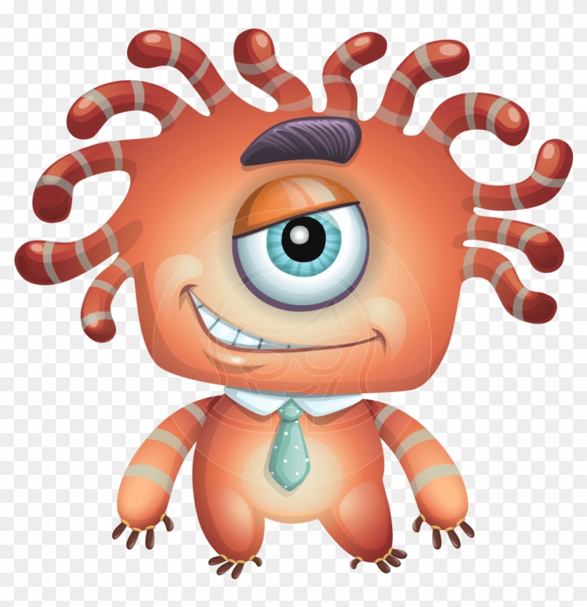 Mister Octo-monster - Cartoon #1053288