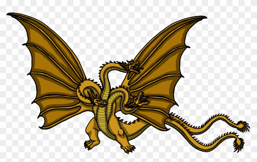 Today's Ichf Is Perhaps The Most Dastardly, Fiendish - King Ghidorah Transparent #1053317